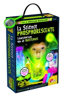 LISCIANI - Slime de la nuit - Phosphorescent - Crazy Science - Jeu éducatif - À partir de 7 ans