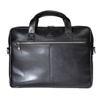 Sacoche ordinateur Exactive Cuir noir - Exacompta