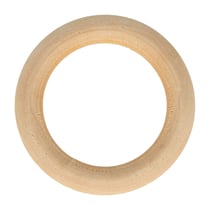 5 anneaux en bois 5 cm