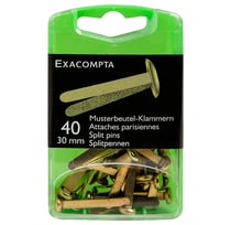 Boîte de 40 attaches parisiennes 30mm - Exacompta