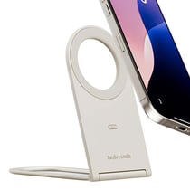 Twelve south Support MagSafe pour iPhone Ultra Fin Pliable Série Curve Nano Blanc