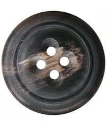 Carte de 1 bouton Manteau Chiné Marron 34mm - Union Knopf Marron