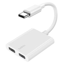Belkin Adaptateur Audio et Charge USB-C vers USB-C 60W Blanc
