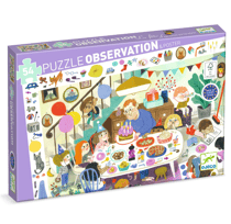 Puzzle observation la fete d anniversaire 54 pieces - Djeco