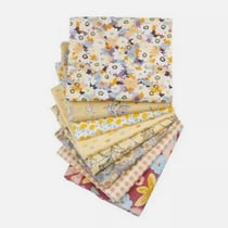 8 coupons tissu patchwork coton couture 40 x 50 cm FLEURI 544 A