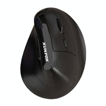 Souris Verticale Rechargeable Sans Fil Pour Bureau Avec Boutons Multimédia Noir YONIS