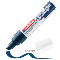 Marqueur Acrylic Edding 5000 - Pointe Large biseautée - Bleu Nuit