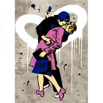 Puzzle le baiser 1000 pièces - collection peinture tv boy - educa 20180