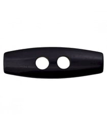 Bûchettes en polyester 2 trous 30 mm X1 - Prym Noir