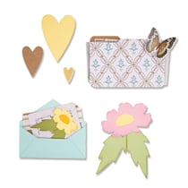Matrices de découpe - Enveloppes et pochettes florales - 11 dies Thinlits - Sizzix