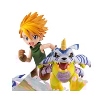 Digimon Adventure G.E.M. Series - Statuette Yamato Ishida & Gabumon 2022 Ver. 12 cm