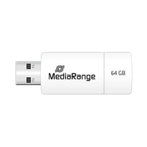 MediaRange Clé USB 2.0 64Go pour Stockage Facile et Transport Mobile Blanc