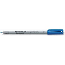 Lot de 10 marqueurs non-permanents STAEDTLER Lumocolor 316 F - Pointe ogive 0,6 mm - Bleu