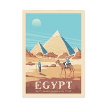 Affiche 50x70 cm - Egypt - Olahoop Travel Posters