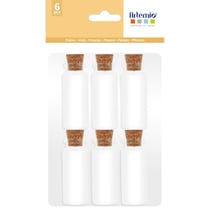 Set de 6 fioles oldies - verre - Artemio