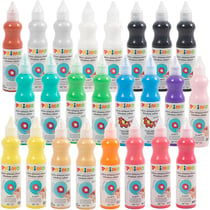 Peinture pour vitres, ass. de couleurs, 24x75ml/ 1 Pq.