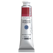 Peinture à l'huile - Extra-fine - Rouge foncé sans cadmium - 895 - Lefranc Bourgeois - 40ml