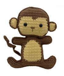 Kit Crochet Morris le singe - Amigurumi Hardicraft Marron