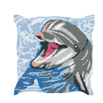 LUC - Kit Coussin Dauphin 50x50 cm 100% Coton