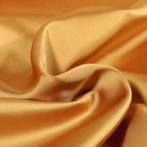 Tissu Satin Duchesse extensible Doré