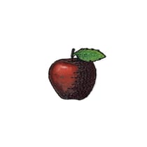 Ecusson thermocollant jardin pomme 3cm x 3cm