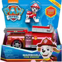 Pat patrouille marcus avec camion de pompier grande échelle - figurine chien - paw patrol - spin master - 20114322