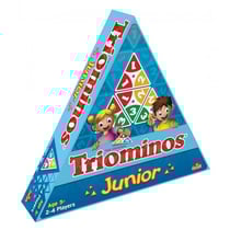 Triominos junior 2 niveaux - domino triangulaire - goliath - 60681 - jeu societe enfant