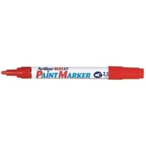 Marqueur 'Paint 400 XF' permanent indélébile pointe conique 2,3 mm rouge ARTLINE