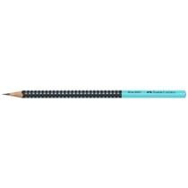 Crayon graphite FABER-CASTELL GRIP 2001 TWO TONE - HB - Turquoise - Corps triangulaire bicolore