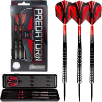 Fléchettes Predator 90 steel 25g R - Harrows - Rouge
