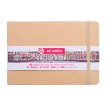 Carnet Croquis - 21 x 14,8cm - 80 feuilles - 140g - kraft - Royal Talens