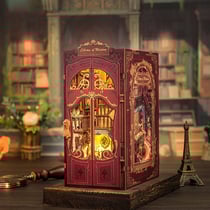 Book Nook Kit DIY Figured'Art 281 pièces - La Bibliothèque de la Sagesse - Diorama Maquette à construire