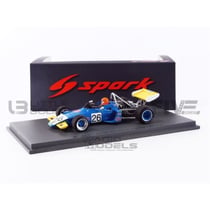 Voiture Miniature de Collection - SPARK 1/43 - BRABHAM BT38 - Salsburgring F2 1972 - Bleu / Jaune - S7439