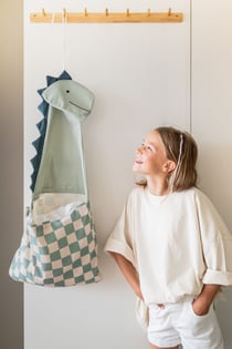 play&go - rangement mural & sac - dino
