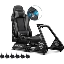 Simulateur de conduite réglable GTPLAYER - Métal - GTS03-GY - Gris