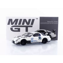 Véhicule miniature - Mazda RX-7 FD3S 2004 - MINI GT - Échelle 1/64 - Blanc