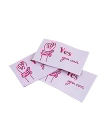 3 étiquettes à coudre - Yes You Can
