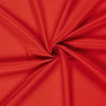 Tissu Short de bain déperlant recyclé uni Rouge