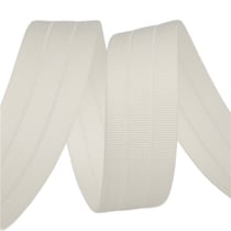 Bobine 10m sangle gros grain Blanc 30mm