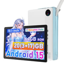 Tablette tactile KOTSREN Android 15 - LCD - Blanc - 10,1 pouces