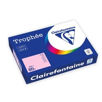 Lot de 5 Ramettes de papier FSC CLAIREFONTAINE - Rose - A4 - 80g - 500 feuilles