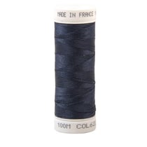 Fil à coudre polyester 100m made in France - bleu dolmen 622