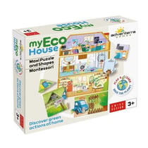 Puzzle 2D 44 pièces - Ma Maison Écolo - IDVENTERRA