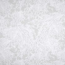 Tissus Toile Savoie blanc Calédonie sur fond Gris clair - Au mètre