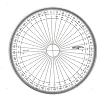 Graphoplex - Rapporteur cercle entier 400 grades Ø 10 cm