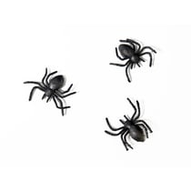 10 Araignée Plastique (3 cm)