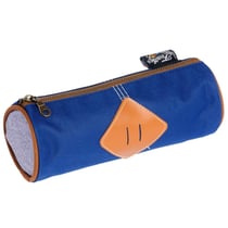 Trousse ronde Feather 22 CM Noir ou Marine Marine