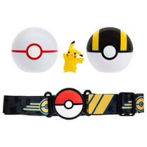 Ceinture Pikachu Clip N Go - Figurine de Combat Pikachu de 5 cm - Pokemon