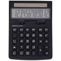 Calculatrice de bureau ECO 850 - 12 chiffres - Noir