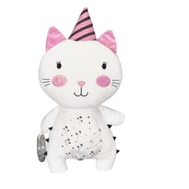 Peluche multi activités en polyester blanc